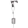 STAS Picture Hanging Systems Stasgancio per listello laterale -10x gancio per listello laterale, 10x cavo perlon con anello, 10x gancio smartspring - Wit 10x / 200cm