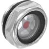 CoCud Vetro Livello Olio Compressore Aria, | Maschio M20x1.5mm | Finestra Vetro Indicatore Testa Esagonale Alluminio - (Applicazioni: Accessori Cambio), 1Pz