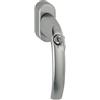 Hoppe Maniglia per finestra Atlanta con Sper rzyli nder, effetto acciaio INOX sperrbar chiave quadrata, 1 pezzi, 10763941