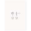 ATELIERS SAINT GERMAIN Orecchini a goccia in argento fatti a mano con zirconi e perle Lore
