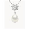 ATELIERS SAINT GERMAIN Collana in argento con perla e zirconia Aina