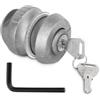 mellystore Lucchetto per Rimorchio Antifurto per Gancio Traino Universale Serratura Sicurezza Gancio Traino Blocco Rimorchio Gancio Serratura per Rimorchio con 2 Chiavi per Roulotte e Rimorchi