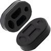 AERZETIX - C43098 - Set di 2 Supporti, silenziatore - blocco silenzioso di scarico - in gomma - compatibili con 175561, 175558, 9620378080