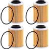 Road Passion 4*Filtro Olio 420956123 420956120 Compatibile con Can-Am Ryker 600 900 Rally 900 2019-2024/Outlander 330 400 450 500 570 650 800 850 1000 1000 800r 1000r Defender HD10 HD5 HD7 HD8 HD9