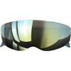 Generico Visiere per casco, Visiera for Ca-sco Covert-X for SCORPION EXO Combat Combat 2 Visiera for moto Parabrezza Protezione UV Ricambio durevole(Gold)