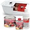 POWER TANK - Trattamento Serbatoio Moto (8/10 Litri) Kit Piccolo Small 350 gr per interno Serbatoi Elimina la Ruggine Ripara Protegge Arrugginito da Moto Ciao Ciclomotore d'Epoca con Antiruggine