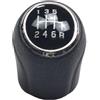 Eawfgtuw Pomello del cambio per Vitara Ciaz SX4, testa del cambio di ricambio 28113-68M00-C48 e 28113-78M00-C48, materiale ABS nero compatibile con OEM (6R)