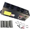 Riloer Riscaldatore elettrico per auto Riloer, sbrinatore per camper, 24 V, 600 W-800 W, ventilatore riscaldatore portatile, 4 fori, sbrinatore per parabrezza, riscaldamento e raffreddamento