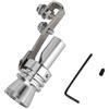 EVGATSAUTO Fischio del simulatore Turbo Sound, tipo a tromba Tubo di scarico universale Valvola di sicurezza Pressione simulatore valvola per marmitta turbo sound tuning whistle kit(L)