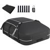 WORKKOOL Borsa da tetto impermeabile con tappetino antiscivolo e blocco, portaoggetti universale per SUV, station wagon, pieghevole, 111,8 x 86,4 x 43,2 cm