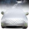 Generico Telo Copriauto Impermeabile per Fiat 600 Hybrid 136, 2024, Telo Auto con Fodera in Cotone, Addensare Antigrandine Copri Auto da Esterno Antipolvere Anti-UV