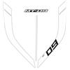 BYLKFC Trazione Pad Moto Adesivo Per Serbatoio Carburante Per Yamaha Mt09 Fz09 Mt09SP Fz-09 Mt-09 SP Fz 2019 2020 2021, Protezione Laterale Decalcomania Adesivi Serbatoio Carburante(Bianco)