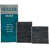 Generic Filtro abitacolo al carbone antipolline (doppio) per Peugeot 207 208 2008, Citroen C3 C4, DS3 DS5 1609428080, 1609428180, 6447VY, 6447VX