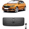 Ruiya 2026 Upgrade Ombrello Parasole Auto Parabrezza Compatibile con Skoda Fabia Mk4 2021-2026, Parasole Anteriore Pieghevole Protezione UV, Accessori Auto Fabia