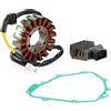 Artudatech Magneto Stator+Voltage Rectifier+Gasket Fit for Honda CB 600 F Hornet PC36 2003-2006