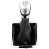 Generic Testa Della Leva Cambio Per Focus Car Shift Pallamano Telaio Grande Testa Ingranaggi Parapolvere Leva Manopola Parte Interna(Silver Hat 5-speed)