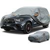 kayme Telo Copriauto da Esterno, Kayme Copertura per Auto Impermeabile Anti UV Vento Antipolvere a 5 Strati. Compatibile Con Cayenne, BMW X5, GLE, Audi Q7/Q8, Range Rover, Grand Cherokee ecc(Fino a 485)