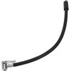 Hihaha Tubo di prolunga per gonfiatore pneumatici Adattatore per valvola pneumatici per auto moto bicicletta Nylon resistente 15,75 pollici M6x1.0 16mm OD Nero