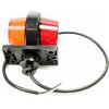 Web Truck Luce laterale Old school Tuning Luce laterale sospesa 12V 24V NEON Colori arancione e rosso per camion auto rimorchio, rimorchio, roulotte ecc. 1 pezzo