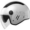 Generico CASCO JET MPH AIRE BIANCO LUCIDO ECE 22.06 (M)