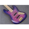 Swing Guitars Jazz Deluxe basso elettrico 4 corde viola 4,39 kg