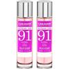 CARAVAN FRAGANCIAS Profumo da donna n. 91, 150 ml, set di 2