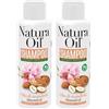 Natura Oil NaturaOil Shampoo Olio di Mandorla Capelli Secchi 100 ml (Confezione da 2)