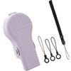 CAZSTYK Elegante custodia per Pocket 4/3 fotocamera digitale schermo e copriobiettivo con morbida fodera interna e cinturino da polso Screen Defender