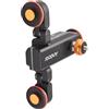 Domary Videocamera Motorizzata Videocamera Automatica Mini Pattinatore per Auto Fotocamera Pattinatore Video Indicazione Scala a 3 velocità Supporto per Telefono con T