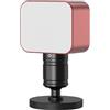 CAZSTYK Mini luce di riempimento a LED in alluminio con 3 temperature di colore Supporto per scarpa fredda per fotocamera Telefono Fotografia Vlog Live Streaming Viaggio Vlog Light Set