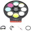 Kidaromo WandererAstro SFW36 Ruota filtro motorizzata per astrofotografia, 8 slot 36 mm telescopio filtro ruota con posizionamento di precisione, compatibile con ToupTekCCD, QHYCCD e la maggior parte dei