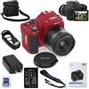 Minolta ProShot - Fotocamera digitale da 64 MP, zoom ottico 10x, video 4K Ultra HD, riprese macro, anti-shake, schermo LCD da 3 pollici, riconoscimento facciale, include scheda SD da 32 GB, batteria e