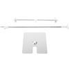 MALUGOGO Mini supporto per sfondo a forma di T, portatile, in acciaio inox, per fotografie da tavolo e progetti creativi