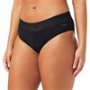 sloggi Donna Period Pants Hipster Light, Nero, M