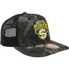 Mitchell & Ness Seattle Supersonics Burnt Ends Black Trucker Snapback Cap, grigio., Taglia unica