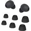 Adhiper 3 paia di auricolari in silicone per Galaxy Buds 2, compatibili con Samsung Galaxy Buds 2 / Galaxy Buds Plus (S/M/L nero)