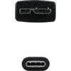Blendend Cavo USB 3.0 da tipo USB-C maschio a Micro B maschio, lunghezza 1,0 m, ideale per collegare dispositivi ad alta velocità di trasferimento.
