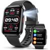 Ouitble Smartwatch Donna Uomo con Torcia 1,83'' 100+ Modalità Sportive IP68