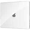 EooCoo Compatibile con Cover MacBook Air M5 M4 13 Pollici M3 M2 2026 2025-2022 Custodia Rigida per Mac 13,6 A3449 A3240 A3113 A2681 Mac Book Case per Macair PC Protezione - Cristallino