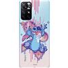 LA CASA DE LAS CARCASAS Custodia per Xiaomi Redmi Note 11S 5G Ufficiale Disney Stitch Graffiti per proteggere il tuo cellulare Cover per Xiaomi in silicone trasparente flessibile con licenza ufficiale di Lilo & Stitch