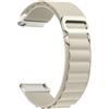 CeiBand Anello Alpino Cinturino Compatibile con 20mm 22mm, Ricambio in Nylon Sportivo Bracciale Metallo G-Hook Uomo Donna per 20mm 22mm -(20mm Luce stellare)
