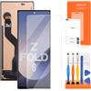 AGCUT (Schermo esterno) Schermo LCD per Samsung Z Fold6 Schermo di Ricambio per Galaxy Z Fold 6 SM-F956B SM-F956U 6,3 LCD Display Digitalizer Touch Screen Assembly con Strumenti (Nero Incell, Senza