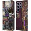 Head Case Designs Licenza Ufficiale Brigid Ashwood Tempo di Storie di Gatti E Libri Gatti Custodia Portafoglio in Pelle Compatibile con Samsung Galaxy S25 Ultra