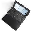 CACOE Tastiera Bluetooth Pieghevole con Touchpad XL e Supporto, Mini Tastiera Wireless Dual Channel per Smartphone e Tablet, Layout Italiano Compatibile iOS/Android/Windows, Nero
