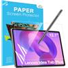 MoKo 2 Pezzi Pellicola Prottetiva Paperlike per Lenovo Idea Tab Plus 12,1 2025/Tab K12 Pellicola Antiriflesso per Scrivere e Disegnare Come Su Carta, Alta Sensibilità Al Tocco