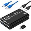 Vision DigitLink Scheda Acquisizione Video HDMI, USB 3.0 1080P HD HDMI Video Capture per Streaming Gaming OBS Compatibile con PC Switch PS5 Xbox MacBook iPad Camera