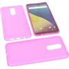 foto-kontor Custodia Compatibile con cellulari Wiko View XL Cover in Gomma TPU di Colore Rosa