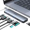 ZMUIPNG Adattatori USB C per MacBook Pro 2020, multiporta HDMI per MacBook Pro Air 2020-2018 con HDMI 4K, 2 porte USB 3.0, SD/TF, Thunderbolt 3 e porta dati USB C 3.0