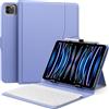 MoKo Custodia Tablet Universale con QWERT Tastiera per Tablet da 9, 9.7, 10.1, 10.2, 10.4, 10.5, 10.9, 11, con Tastiera Bluetooth Wireless Rimovibile Portapenne per iPad, Fire, Pixel, Lavanda