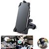 evomosa Supporto per Telefono da Moto Adatto per Smartphone da 3,5'' - 7,5'' con Foro Tondo